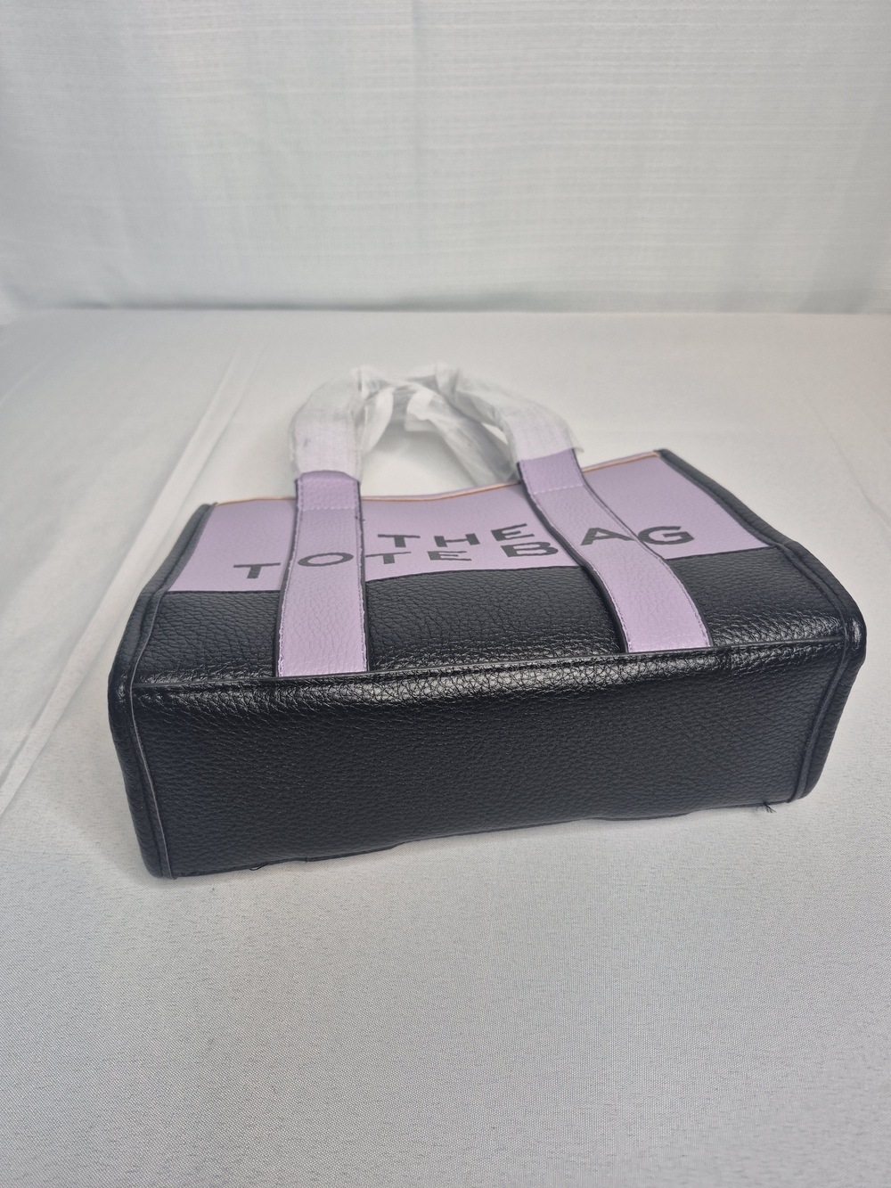 Fashion Lavender & Black Tote Bag NWOT - Picture 10 of 12